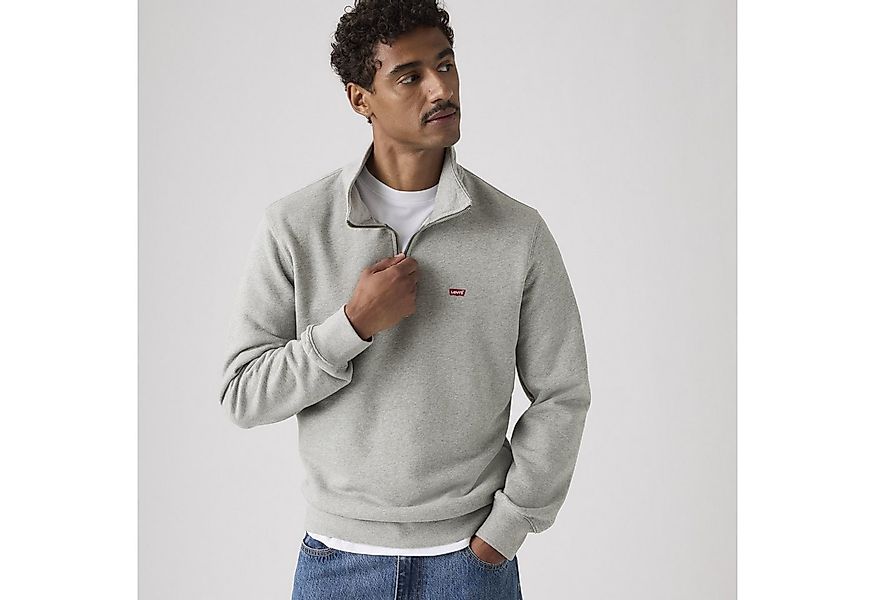Levi's® Sweatshirt ORIGINAL HM 1/4 ZIP mit Troyer-Kragen und Logo-Stickerei günstig online kaufen