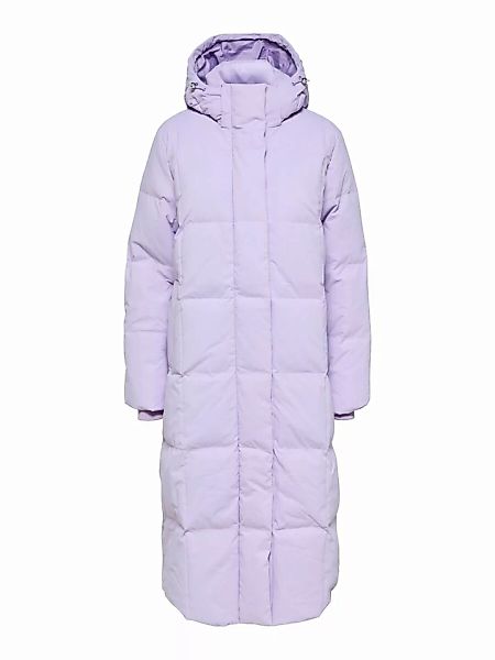 SELECTED Longline Wattierte Jacke Damen Violett günstig online kaufen