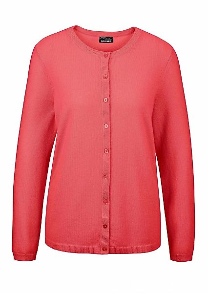 GOLDNER Strickjacke "Kaschmirstrickjacke mit Rundhalsausschnitt" günstig online kaufen