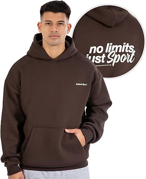 Smilodox Hoodie Fortes, Oversize Kapuzenpullover mit großem Back Print, Swe günstig online kaufen