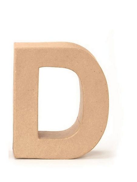 Glorex Dachpappe Glorex Papp-Buchstabe D 17,5 x 5,5 cm günstig online kaufen
