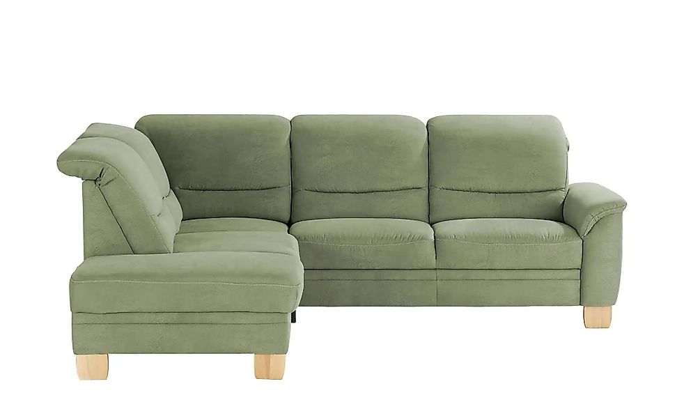 meinSofa Ecksofa  Liva ¦ grün ¦ Maße (cm): B: 254 T: 224.0 Polstermöbel > S günstig online kaufen