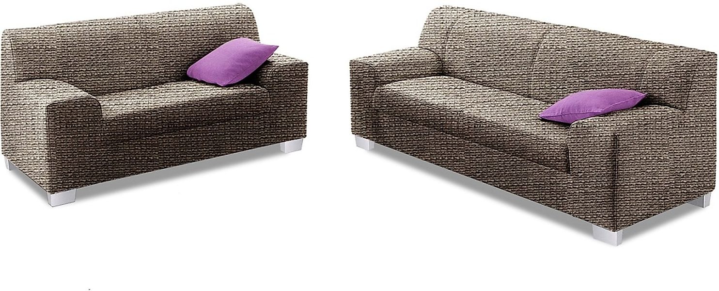 DOMO collection Polstergarnitur »Amando«, (Spar-Set), bestehend aus 2er- un günstig online kaufen