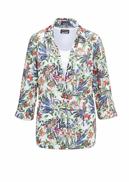 GOLDNER Klassische Bluse "Kurzgröße Set aus Spitzenbluse und Jerseytop" Ohn günstig online kaufen