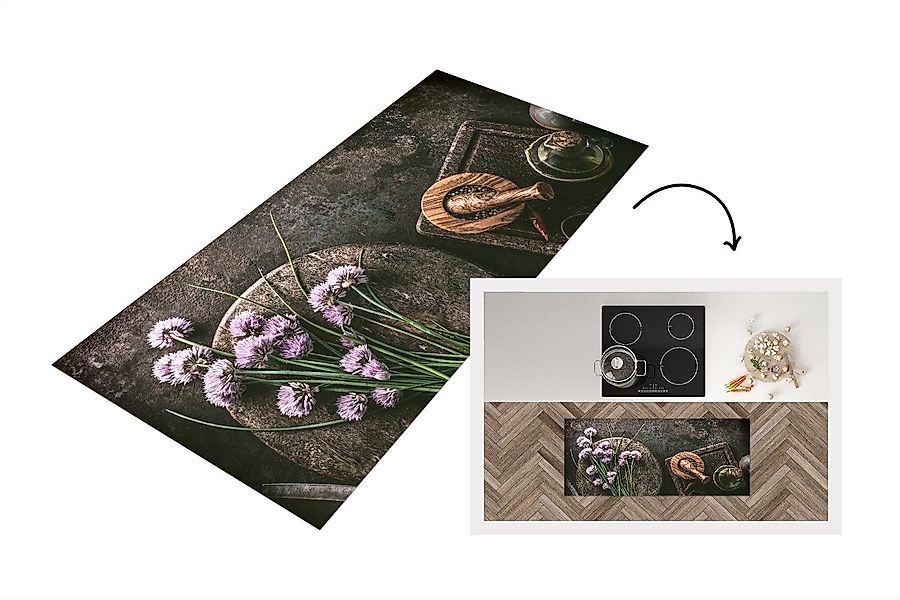 MuchoWow Küchenläufer Schnittlauch - Küche - günstig online kaufen