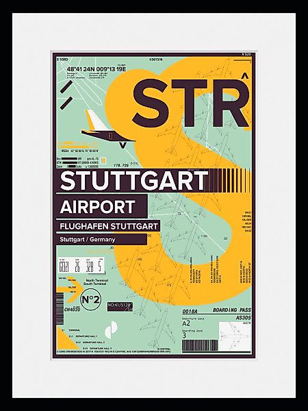 queence Bild "STR AIRPORT", Flugzeuge-Magazincover-Mode-Fashion-Deutschland günstig online kaufen