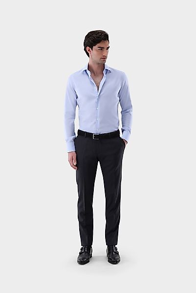 Natté-Hemd bügelfrei Slim Fit günstig online kaufen