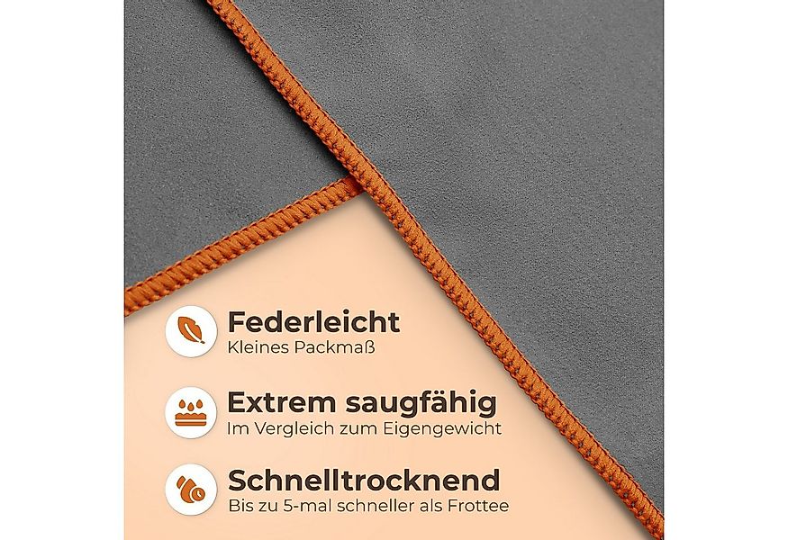 NirvanaShape Reisehandtuch Mikrofaser Handtuch, Badehandtuch, Reisehandtuch günstig online kaufen