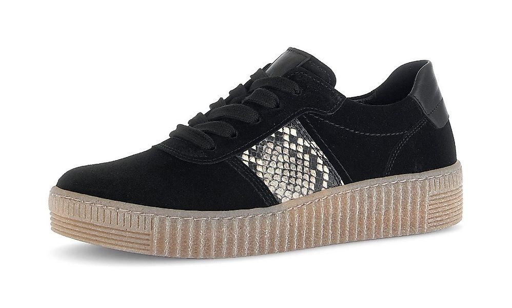 Gabor Plateausneaker, Freizeitschuh, Halbschuh, Schnürer mit Plateausohle i günstig online kaufen