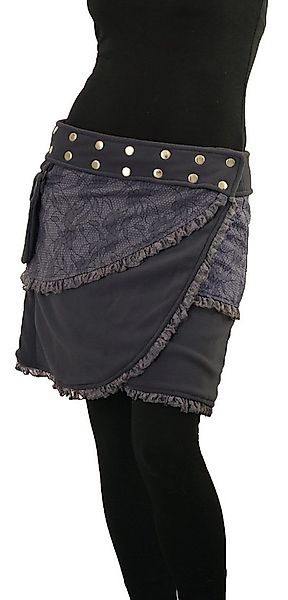 PUREWONDER Wickelrock Winterrock aus Fleece Wickelrock mit Tasche Nr. 240 G günstig online kaufen