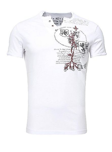 Key Largo T-Shirt T-Shirt Weapon Wappen Print Motiv vintage Look MT00733 V- günstig online kaufen
