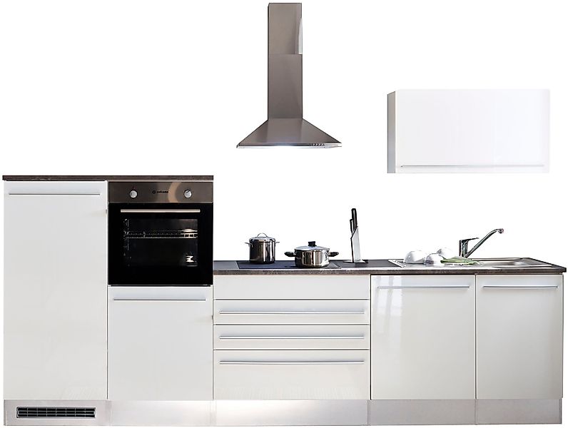 BASIC by Balculina Küchenzeile "Jazz" Breite 320 cm, wahlweise mit E-Geräte günstig online kaufen