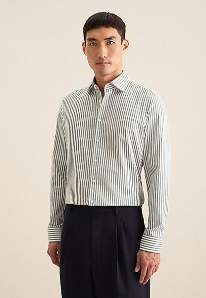 seidensticker Businesshemd "Schwarze Rose" Shaped 1/1 Kentkragen Gestreift günstig online kaufen