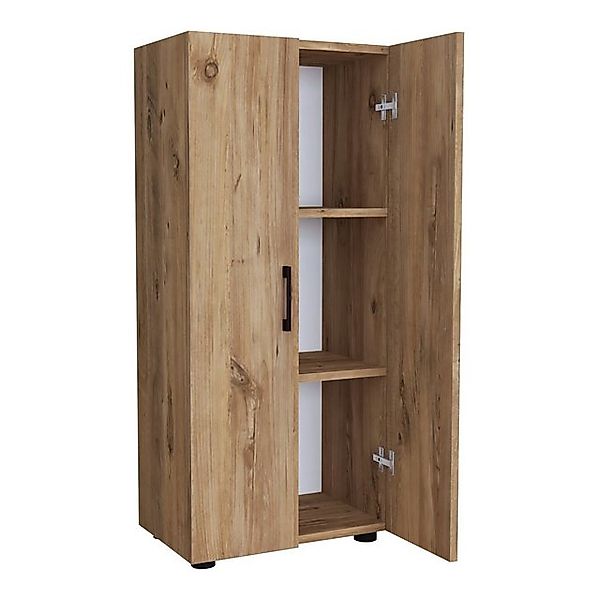 en.casa Beistellschrank »Åsnes« Allzweckschrank 108x49x32cm mit 3 Ablagen E günstig online kaufen