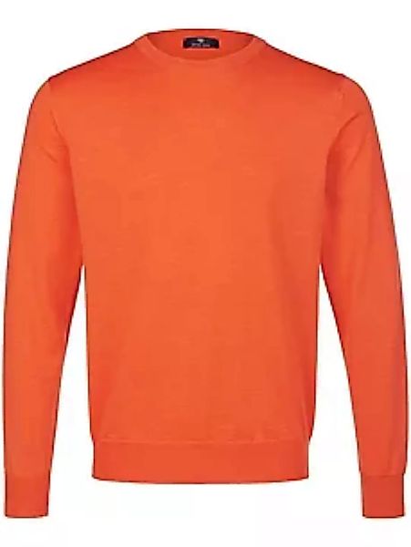 Rundhals-Pullover Peter Hahn orange günstig online kaufen