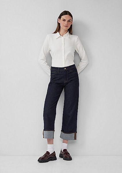 s.Oliver Weite Jeans Jeans-Hose SURI Cropped Jeans Suri / Regular Fit / Mid günstig online kaufen