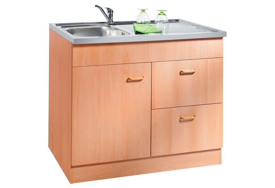 KOCHSTATION Spülenschrank "KS-Elster" Breite 100 cm günstig online kaufen