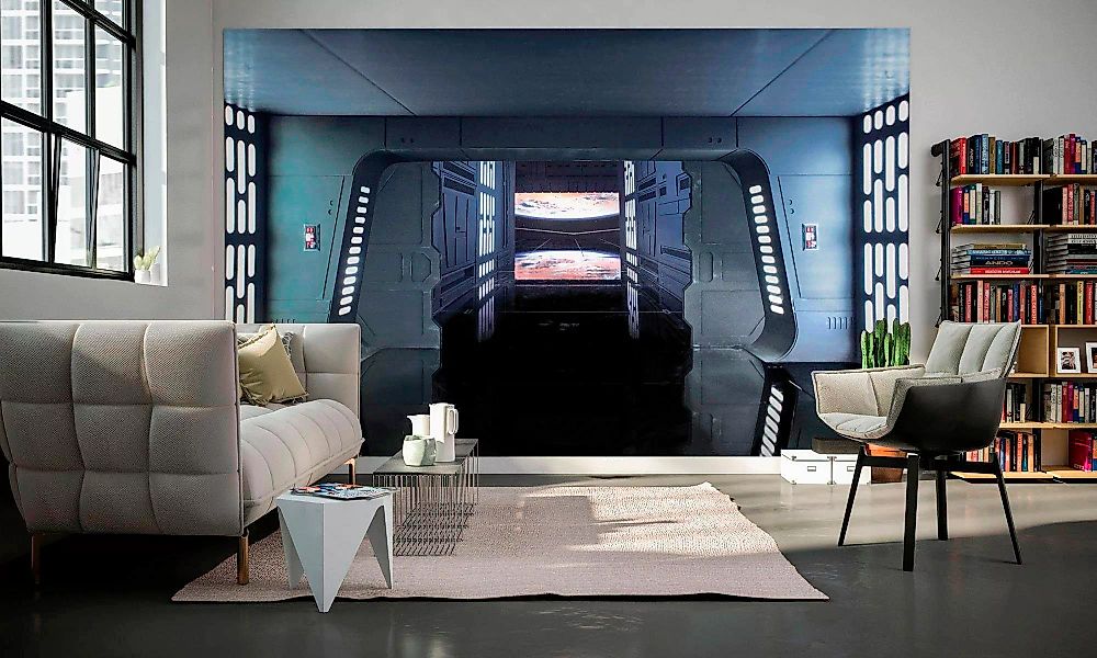 Komar Vliestapete »Star Wars Death Star Floor« günstig online kaufen