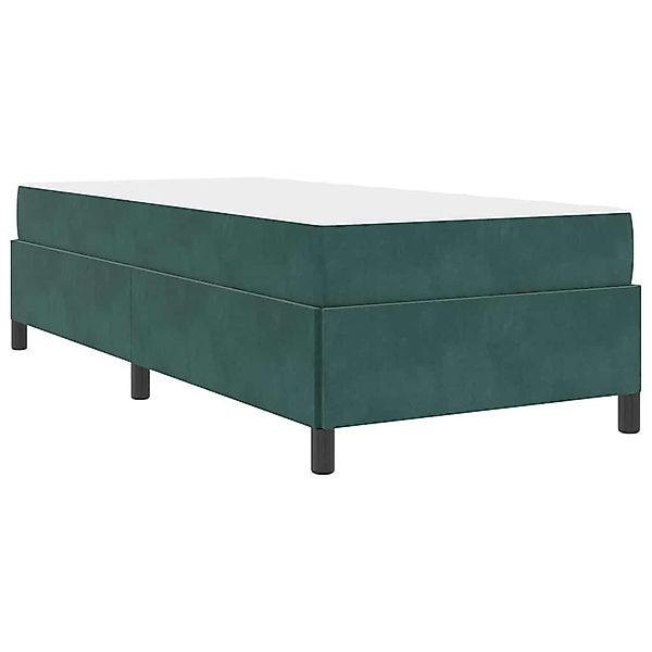 vidaXL Bett Bettgestell Dunkelgrün und Grün günstig online kaufen