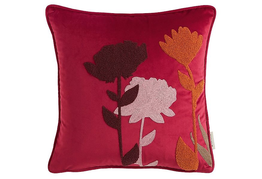 TOM TAILOR HOME Dekokissen Flowers, aus weichem Velvet günstig online kaufen
