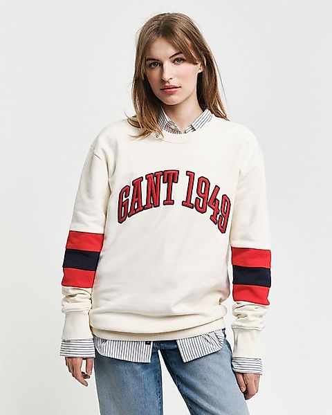 Gant Sweatshirt COLORBLOCK SLEEVE CNECK Color Blocked Details, unisex günstig online kaufen