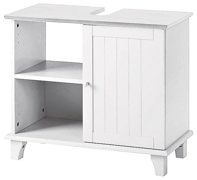 welltime Waschbeckenunterschrank »Venezia Landhaus« Badmöbel, aus massiver günstig online kaufen