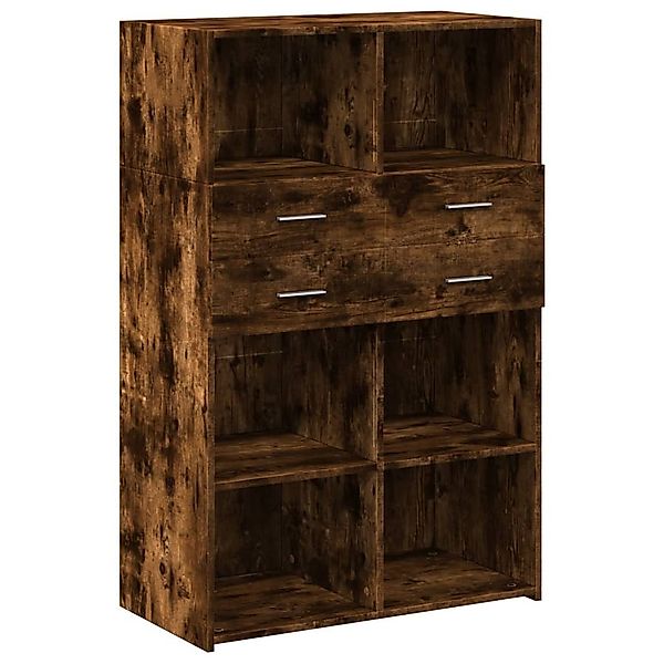 vidaXL Highboard Highboard Räuchereiche 80x42,5x124 cm günstig online kaufen