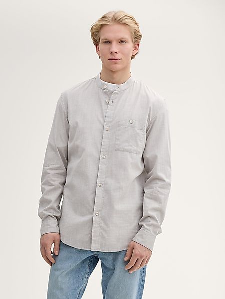 TOM TAILOR Denim Langarmhemd Strukturiertes Hemd günstig online kaufen