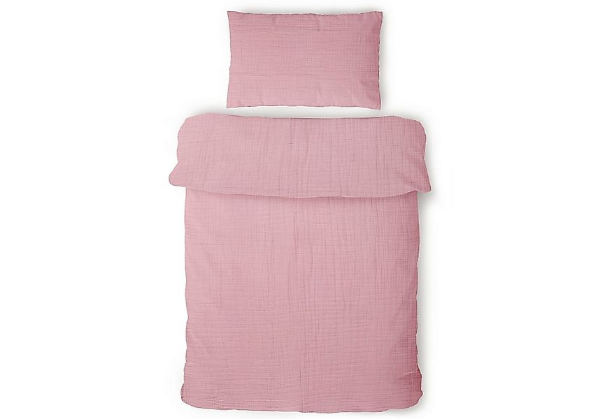Laynenburg Kinderbettwäsche Musselin 2 teilig aus 100% Baumwolle in 100x135 günstig online kaufen