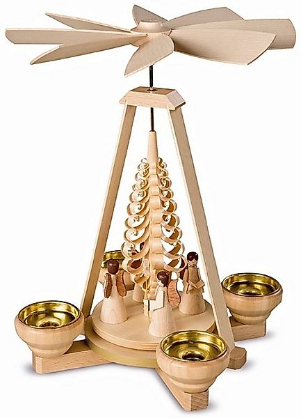 Müller Kleinkunst GmbH Seiffen Weihnachtspyramide Müller Seiffen schlichte günstig online kaufen