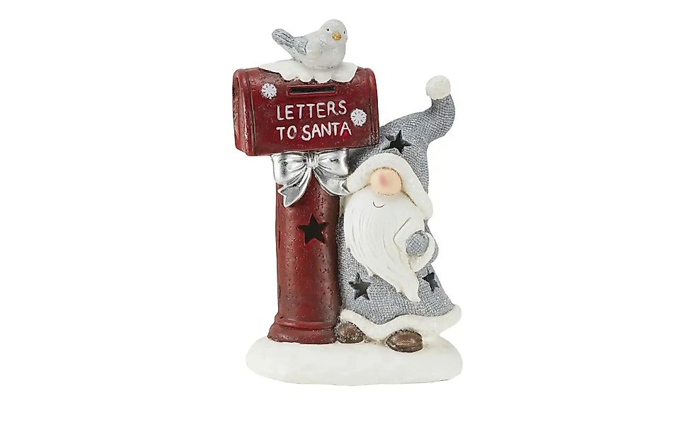 HOME STORY LED Weihnachtsfigur   ¦ rot ¦ Magnesia ¦ Maße (cm): B: 26 H: 40 günstig online kaufen