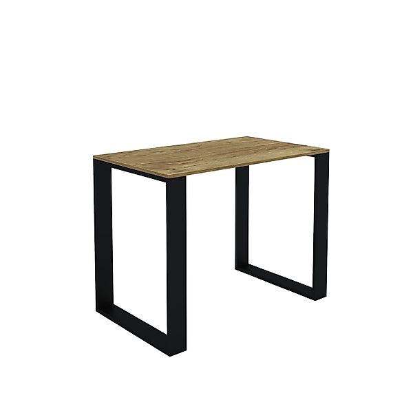 AKKE Esstisch, Esszimmertisch LOFT Schwarze Beinen Küchentisch Bürotisch 2m günstig online kaufen