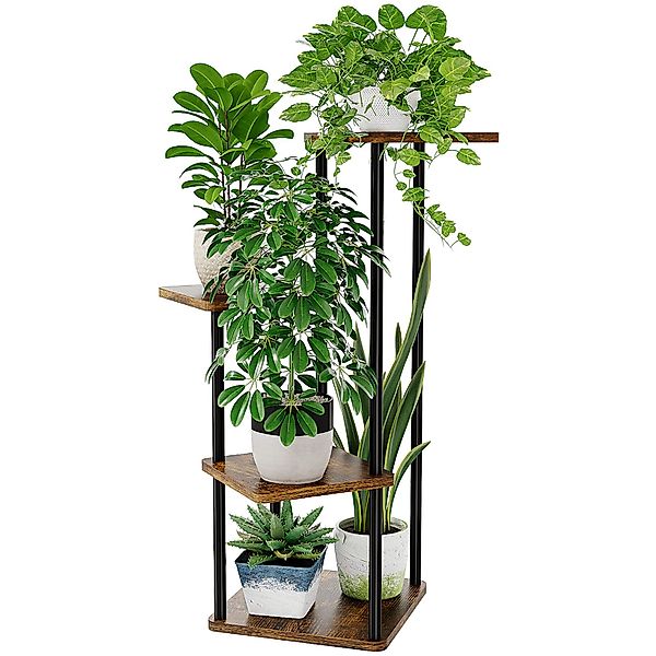 Bamworld Blumenständer Pflanzenständer, Pflanzenregal, Modernes Regal günstig online kaufen