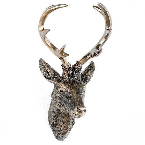 Linder Deko-Schriftzug Geweih Hirschgeweih bronze 20x12x30cm günstig online kaufen