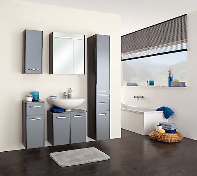Saphir Badmöbel-Set »Quickset 327 5-teilig, Waschbeckenunterschrank und LED günstig online kaufen