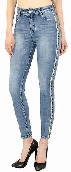 dy_mode Röhrenjeans Damen Stretch Jeans Hose Slim Fit Jeanshose Skinny Pant günstig online kaufen