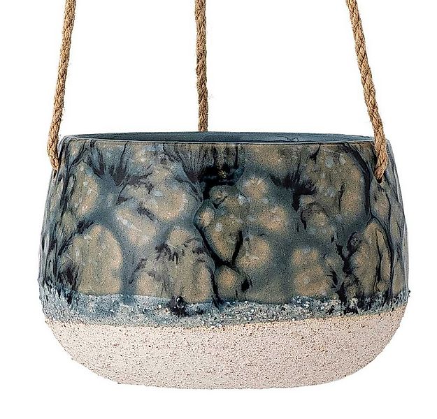 Bloomingville Blumentopf Bloomingville Blumentopf Hänger MOWBRAY Blau Grün günstig online kaufen