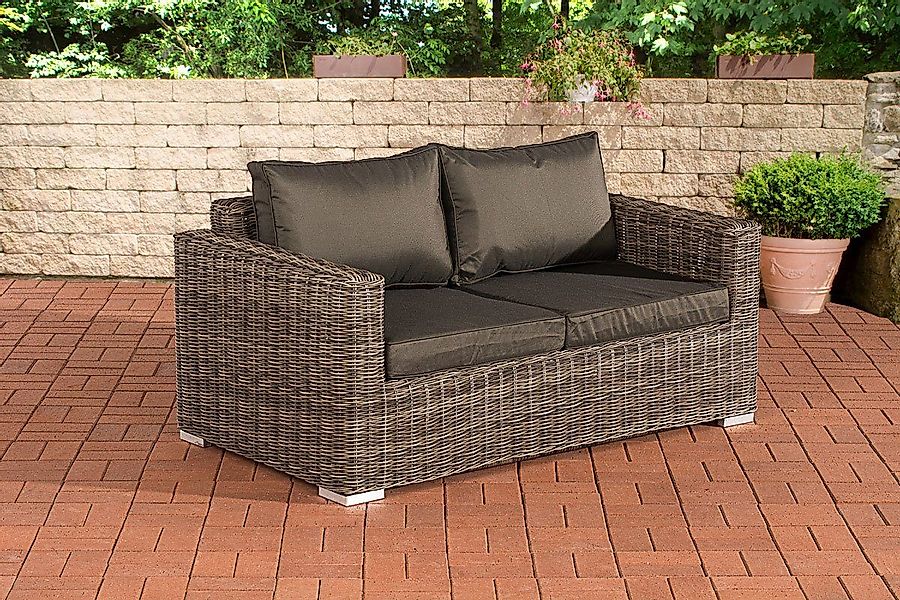 CLP Gartenlounge-Set 2er Sofa Madeira, Polyrattan, günstig online kaufen