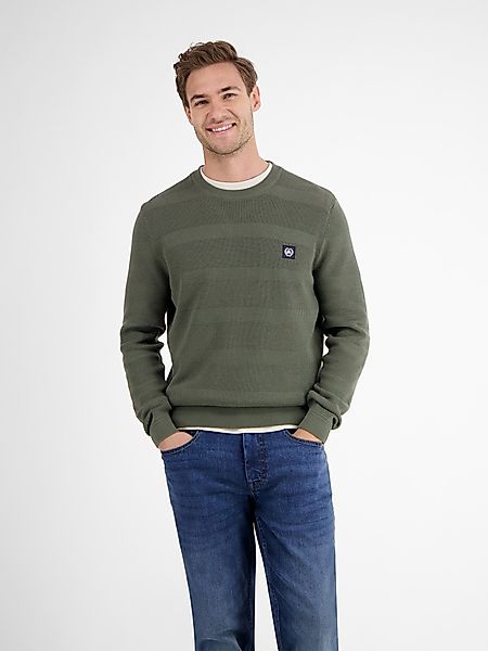 LERROS Strickpullover mit Logo Stickerei günstig online kaufen