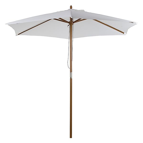 Outsunny Sonnenschirm Gartenschirm 2,5 m Ø 3-stufiger Sonnenschutz aus Bamb günstig online kaufen