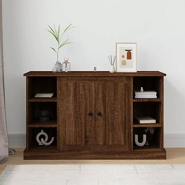 Vidaxl Sideboard Braun Eichen-optik 100x35,5x60 Cm Holzwerkstoff günstig online kaufen