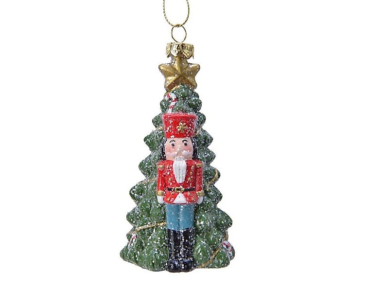 Kaemingk Christbaumschmuck, Anhänger Nussknacker Weihnachtsbaum Kunststoff günstig online kaufen
