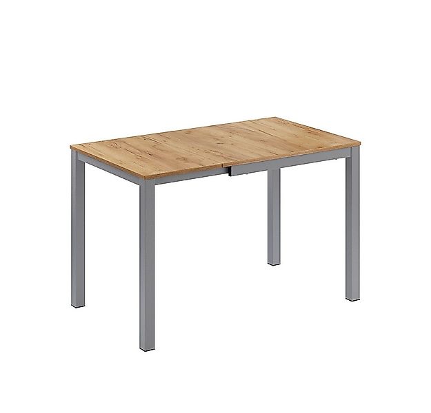 Vicco Esstisch Granny, Eiche/Grau, 120 x 70 cm ausziehbar (1-St) günstig online kaufen