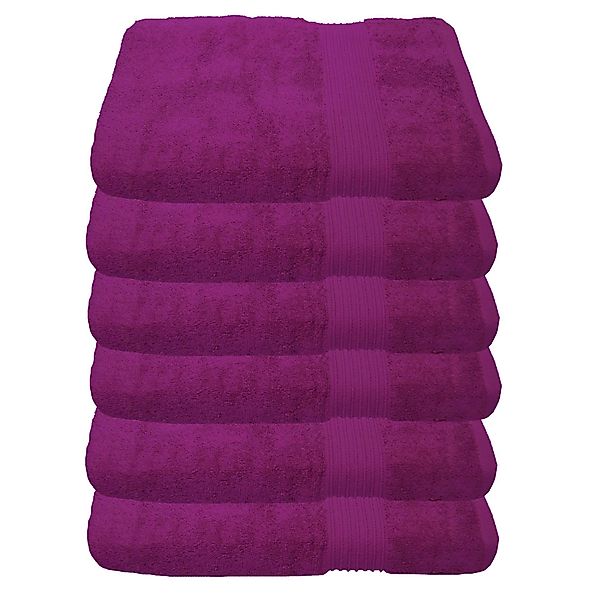 Julie Julsen Handtücher 6-Handtücher-Fuchsia-Handtuch 50 x günstig online kaufen