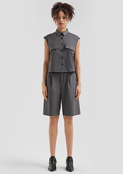 QS Shorts Hose Melierte Bermuda mit günstig online kaufen