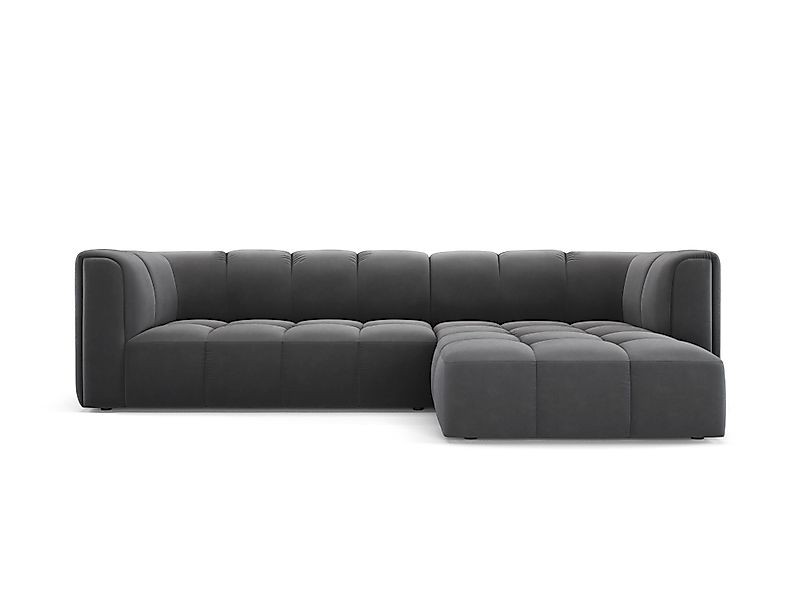 Milo Casa | Ecksofa Francesca Samt rechts 3-Sitzer günstig online kaufen