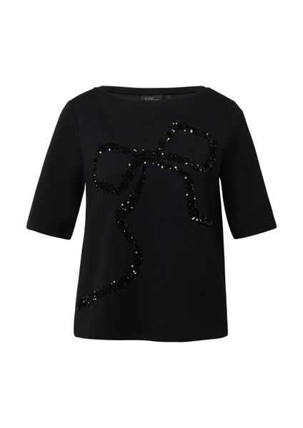 s.Oliver Kurzarmshirt T-Shirt Viskose-T-Shirt im Relaxed günstig online kaufen