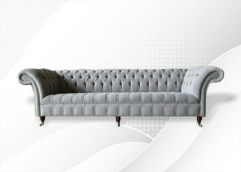 JVmoebel Chesterfield-Sofa Chesterfield Sofa hochwertig massiv Holz Handarb günstig online kaufen