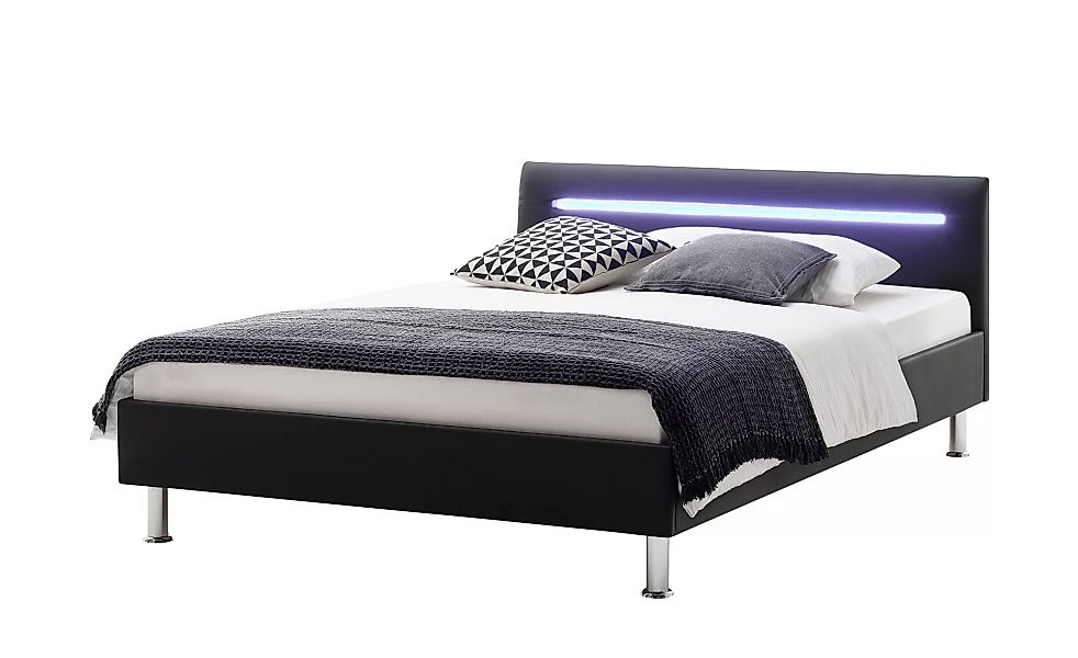 Polsterbett - schwarz - 145,5 cm - 76 cm - 208 cm - Betten > Doppelbetten - günstig online kaufen
