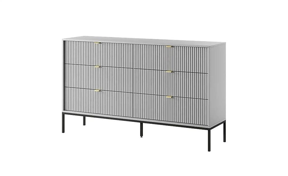 Kommode  Nova ¦ grau ¦ Maße (cm): B: 154 H: 91 Kommoden & Sideboards > Komm günstig online kaufen